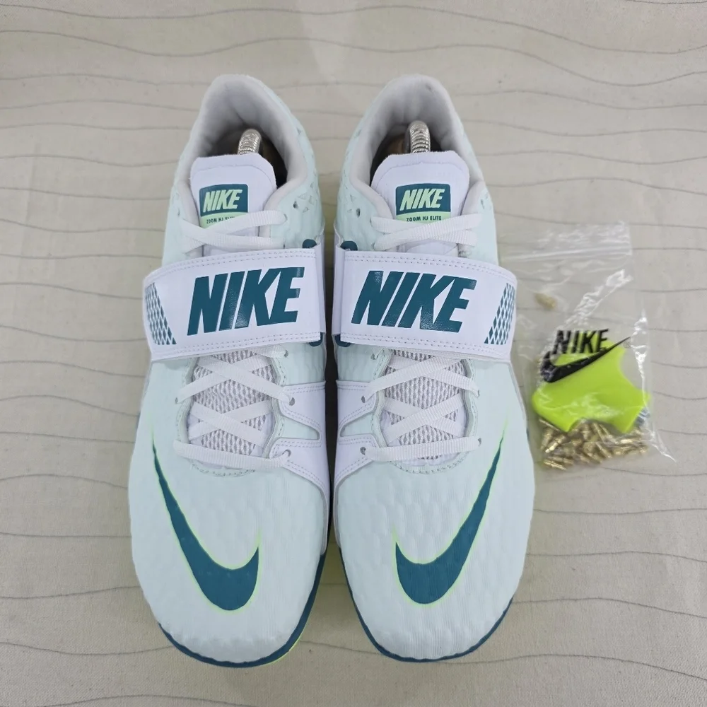 Nike Mens Zoom High Jump Elite Barely Green/Bright Spruce FZ9636-100 Sz 9.5 NEW